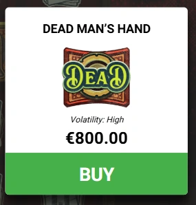 bonus Feature: Dead Man’s Hand