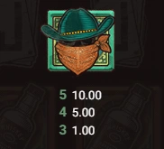 Cowboy Hat with Bandana Symbol